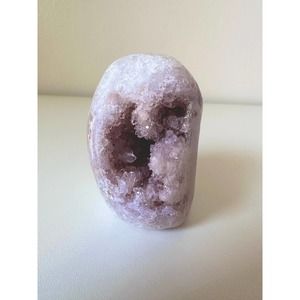 Pink Amethyst Free Form Druzy Crystal Natural High Quality